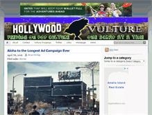 Tablet Screenshot of hollywoodvulture.com